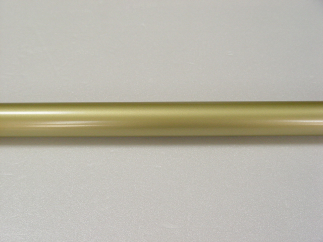 Coating Metal Curtain Rod in Gold - coating_curtain_rod_in_gold